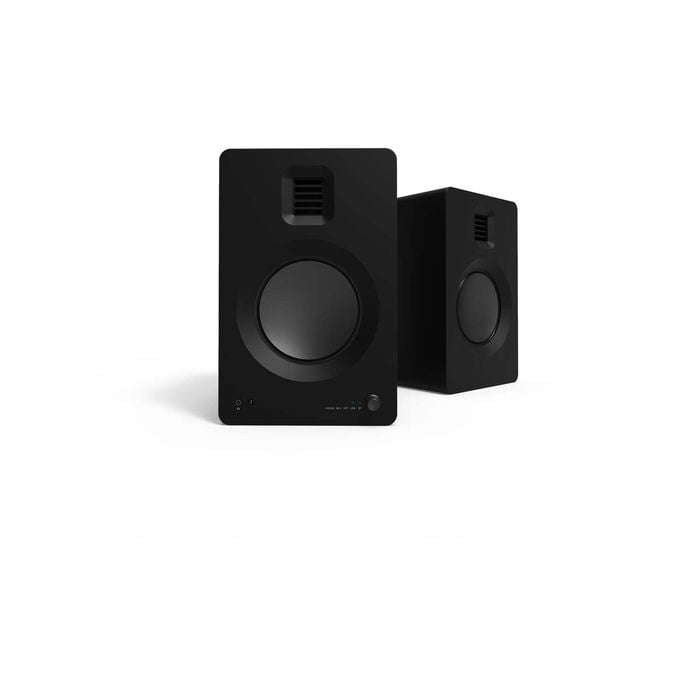 Kanto TUK 260W Powered Bookshelf Speakers with Headphone Out, USB Input, Dedicated Phono Pre-amp, Bluetooth - Pair, Matte Black