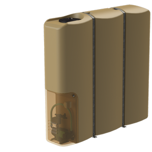 Promax 2,000L Sanstone Slimline Tank And Pump