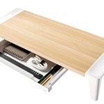 mbeat activiva Eroglife Monitor Stand Riser with Storage Drawer - Ergonomic Design, Reduces Eye Strain and Improves Work Posture