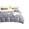 Bloomington Harlo Grey 100% Cotton Reversible Quilt Cover Set Queen