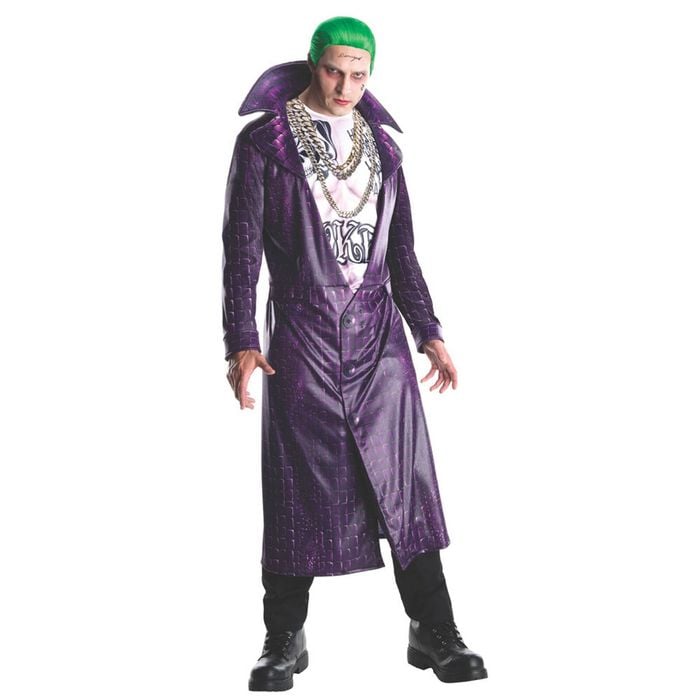 Dc Comics The Joker Deluxe Adults Dress Up Halloween Party Costume Size Standard