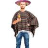 Vibrant Mexican Fiesta Poncho Costume - Default Title