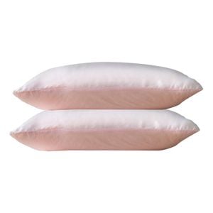 2pc Canningvale Beautysilks Pillowcase Home Bedding Blush Pink
