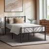 Oikiture Metal Bed Frame King Single Size SIS