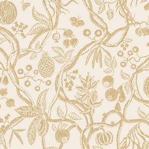 Wallpaper Trader Tree of Life Wallpaper Roll 10.05m x 53cm, Honey