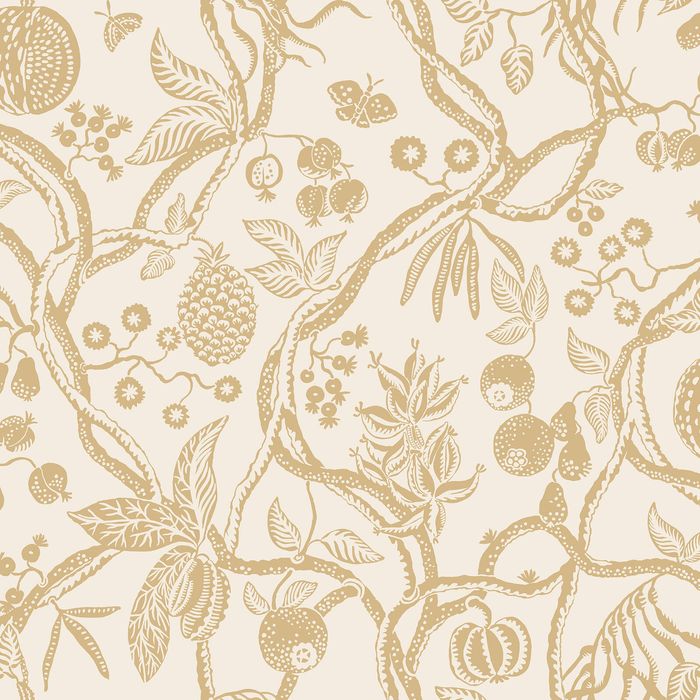 Wallpaper Trader Tree of Life Wallpaper Roll 10.05m x 53cm, Honey