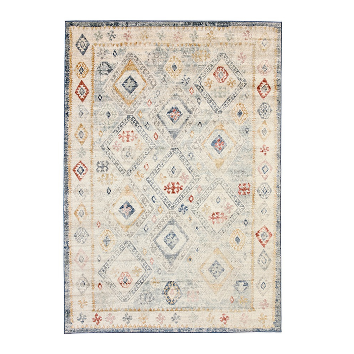 Fab Habitat 296x400cm Multicolour Chetak Distressed Rug