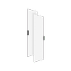 Lugna 1536 x 750 x 16mm White Double Doors