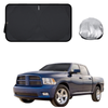 Front Windscreen Sun Shade for RAM 1500 2009 - Current (DS) - XL 160 x 100 cm - Black