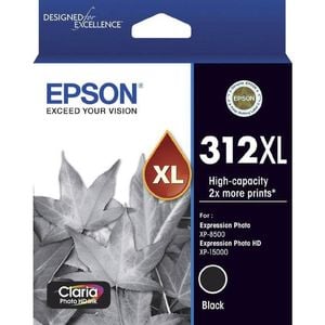 Epson GENUINE Original Epson 312XL Black Ink Cartridge XP-8500 XP-15000 T183192