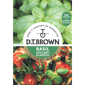 D.T. Brown Gourmet Sweet Italiano Classico Basil Seeds