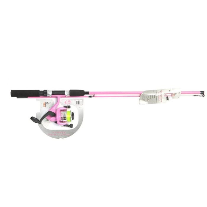 Forceten Kids 4ft Fishing Combo - Pink
