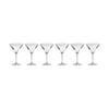 6pc Krosno Avant-Garde 240ml Martini Glass Set - Clear