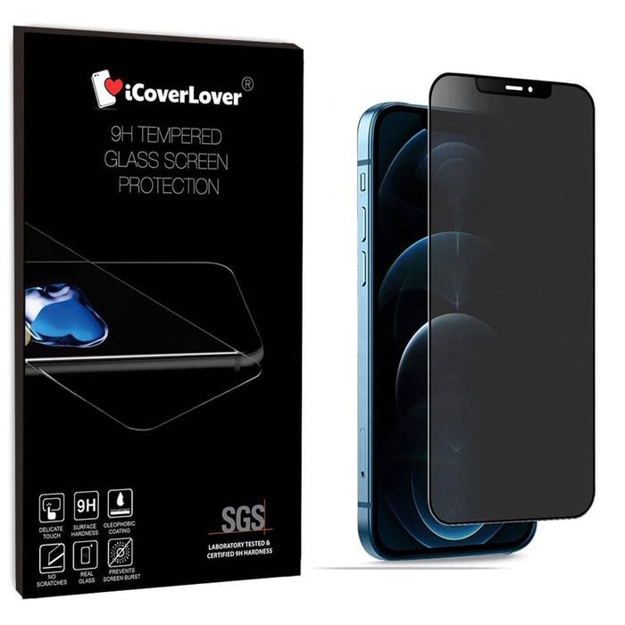 Icoverlover For Iphone 13 Pro Max Privacy Glass Screen Protector