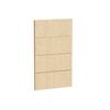 Kaboodle 450mm Honey Oak Modern 4 Drawer Panels