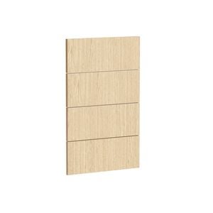 Kaboodle 450mm Honey Oak Modern 4 Drawer Panels