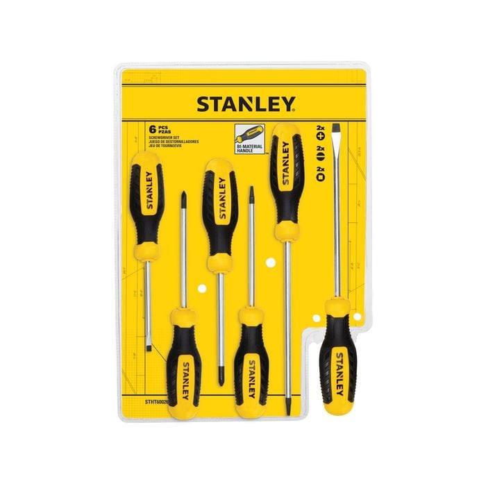 Stanley 6 Piece Screwdriver Set