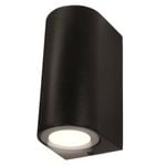 Brilliant 240V Black Corbett Up / Down Wall Light