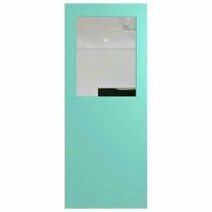 Hume 2340 x 820 x 40mm External Door Flush Clear Glass XF3