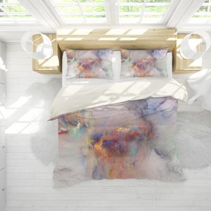 3D Abstract Colorful Pattern Quilt Cover Set Bedding Set Pillowcases 32