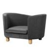 Pawz Velvet Pet Sofa Bed 65x45x38CM Grey