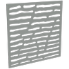 ProtectorAl 300-1200 x 300-1200mm Palladium Silver Slate Unframed Solid Aluminium Decorative Panel