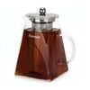 Fissman Teapot Borosilicate Glass with Stainless Steel Filter 950ml