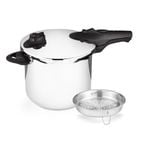 Tramontina 6L Pressure Cooker With Steamer Basket