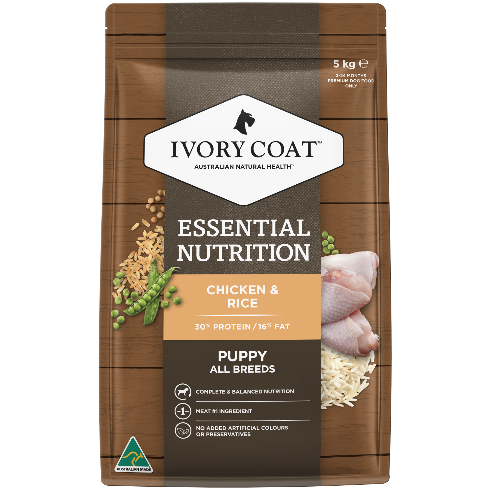 Ivory Coat Essential 5kg Chicken And Rice Puppy Dry Food Bunnings Australia