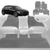6D Diamond Car Floor Mats for Mercedes-Benz A-Class (W177)2018-Current-Full Set-Grey-Outback GT