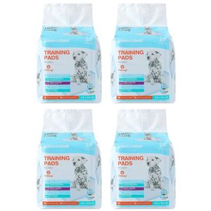 4x 25PK Paws & Claws 56x56cm Antibacterial Training Pads