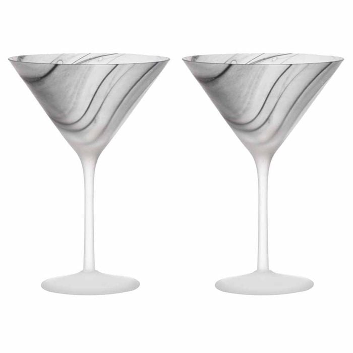 Tempa Skylar Set of 2 Martini Glasses - Storm
