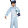 Bluey Premium Costume Child Official Licensed Jumpsuit with Detachable Headpiece, 3-5-YRS