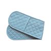 Herringbone Double Mitts - Blue