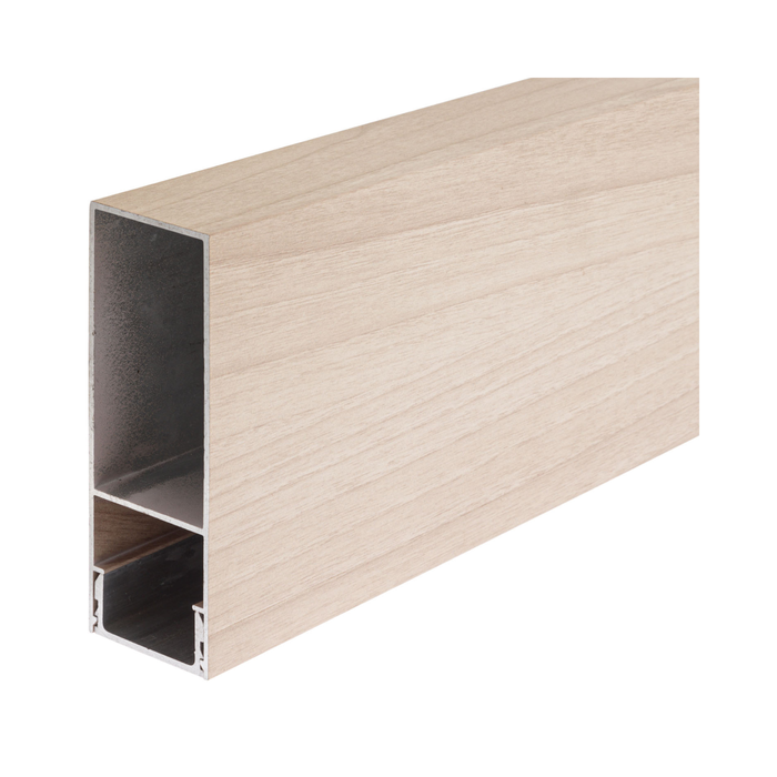 DECO 80 x 40mm Curly Birch DecoBatten QuickClick Cover