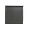 Coolaroo 2.1 x 2.4m Charcoal Crank Operated Outdoor Blind With Premium Pelmet