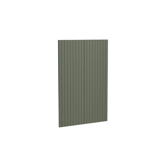 Kaboodle 900mm Saltbush V-Groove Medium Pantry Doors - 2 Pack