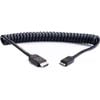 Atomos Hdmi 2.0 Mini Hdmi To Full Hdmi 40cm Coiled 80cm Extended - Atomflex