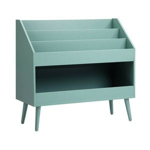 Oikiture Kids Bookshelf Toy Storage Organiser Green