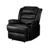 Artiss Recliner Chair Leather Black