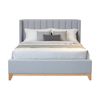 Skandinav Double Bed Frame Light Grey