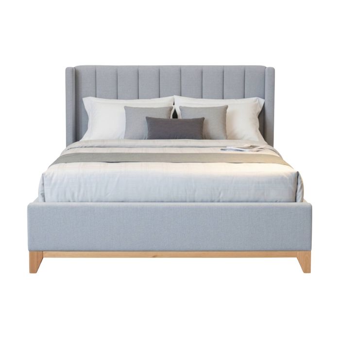 Skandinav Double Bed Frame Light Grey