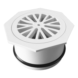 Holman 100mm DWV PVC Octagon Floor Grate