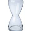 Glass Vase Sectioned 12.5x25cm