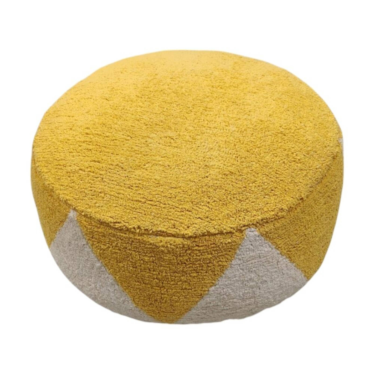 J.Elliot Home Rimsha Tufted Pouf Seat/Footrest Furniture 60x60x25cm ...