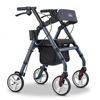 Altus Ergo Mobility Walker with Seat & Padded Backrest - Midnight Blue