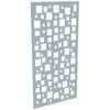 ProtectorAl 300-1200w x 1201-2400h Silver Matt/Gloss White Squares Unframed Composite Deco Panel
