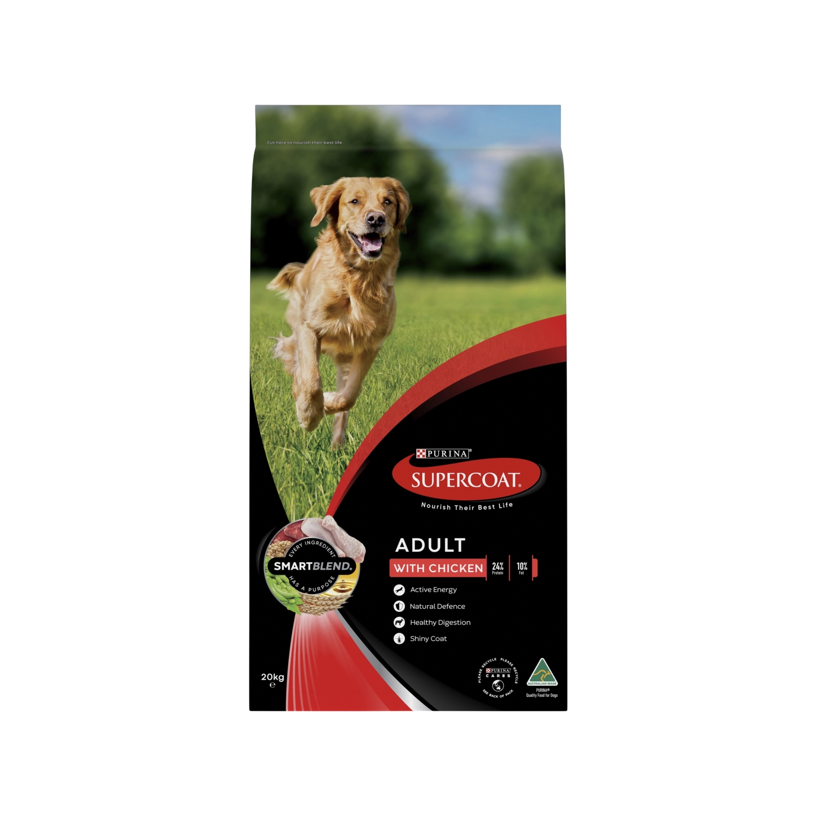 Supercoat 20kg Chicken Adult Dog Dry Food Bunnings Australia