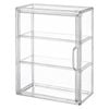 Catzon 3 Tier Clear Display Case Magnetic Door Wall-mounted For Figures