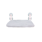 Foldable Cat Window Hammock with Strong Suction Cups/Faux/Grey